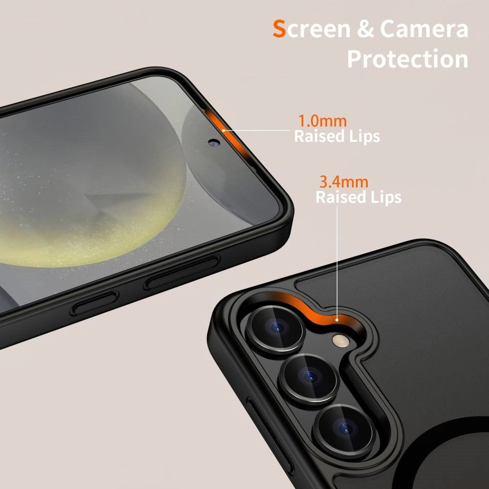 Samsung Galaxy A56 (5G) Tech-Protect Magmat Bagside Cover - MagSafe Kompatibel - Mat Sort