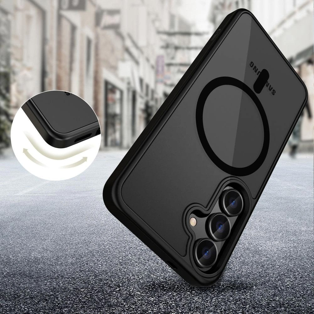 Samsung Galaxy A56 (5G) Tech-Protect Magmat Bagside Cover - MagSafe Kompatibel - Mat Sort