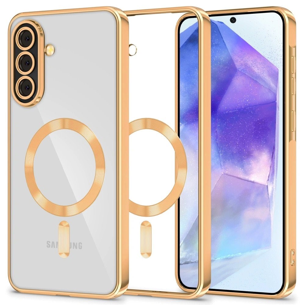 Tech-Protect - Samsung Galaxy A56 (5G) - MagFlex Cover - MagSafe Kompatibel - Guld