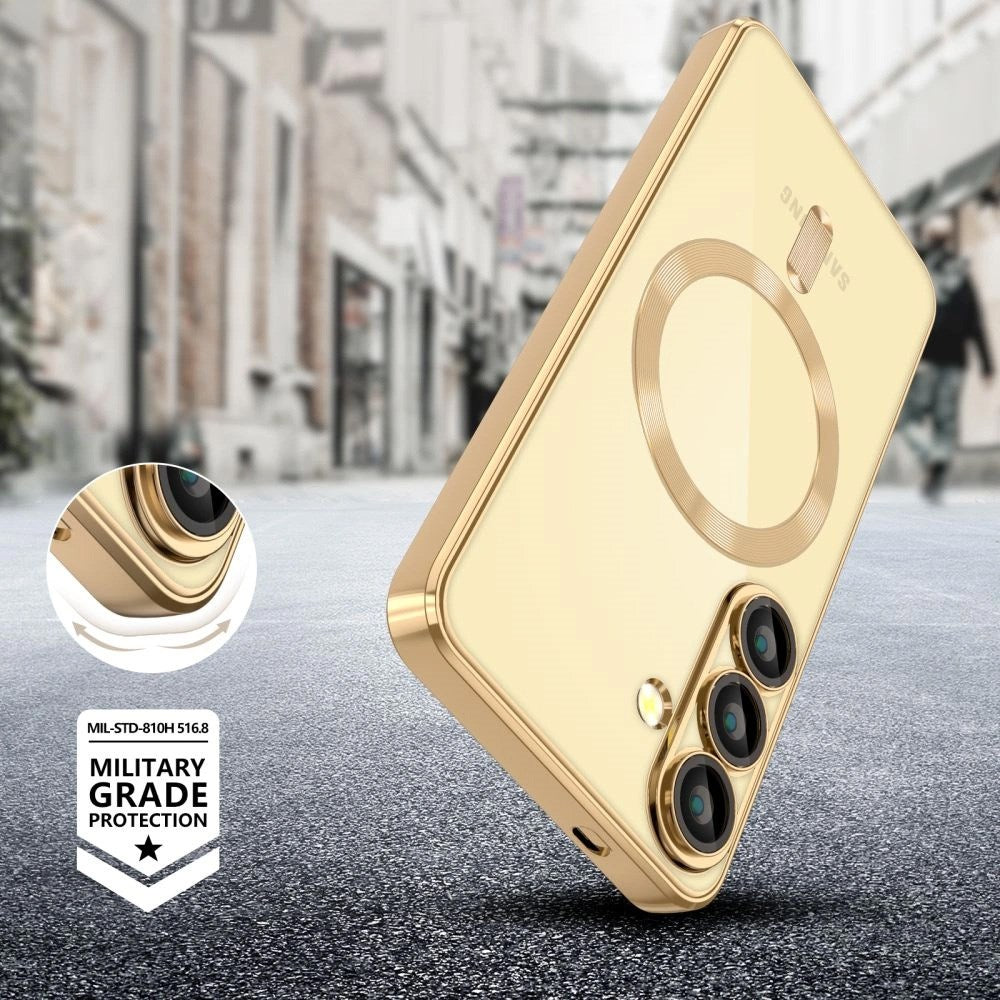 Tech-Protect - Samsung Galaxy A56 (5G) - MagFlex Cover - MagSafe Kompatibel - Guld