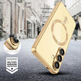 Tech-Protect - Samsung Galaxy A56 (5G) - MagFlex Cover - MagSafe Kompatibel - Guld