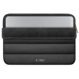 Tech-Protect Fluffy MacBook / Laptop 15-16" Sleeve m. Ekstra Lynlåslomme - Maks. Mål: 27 x 38cm - Sort