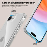 Nothing Phone (3a) Tech-Protect Flexair Hybrid Bagside Cover - Gennemsigtig