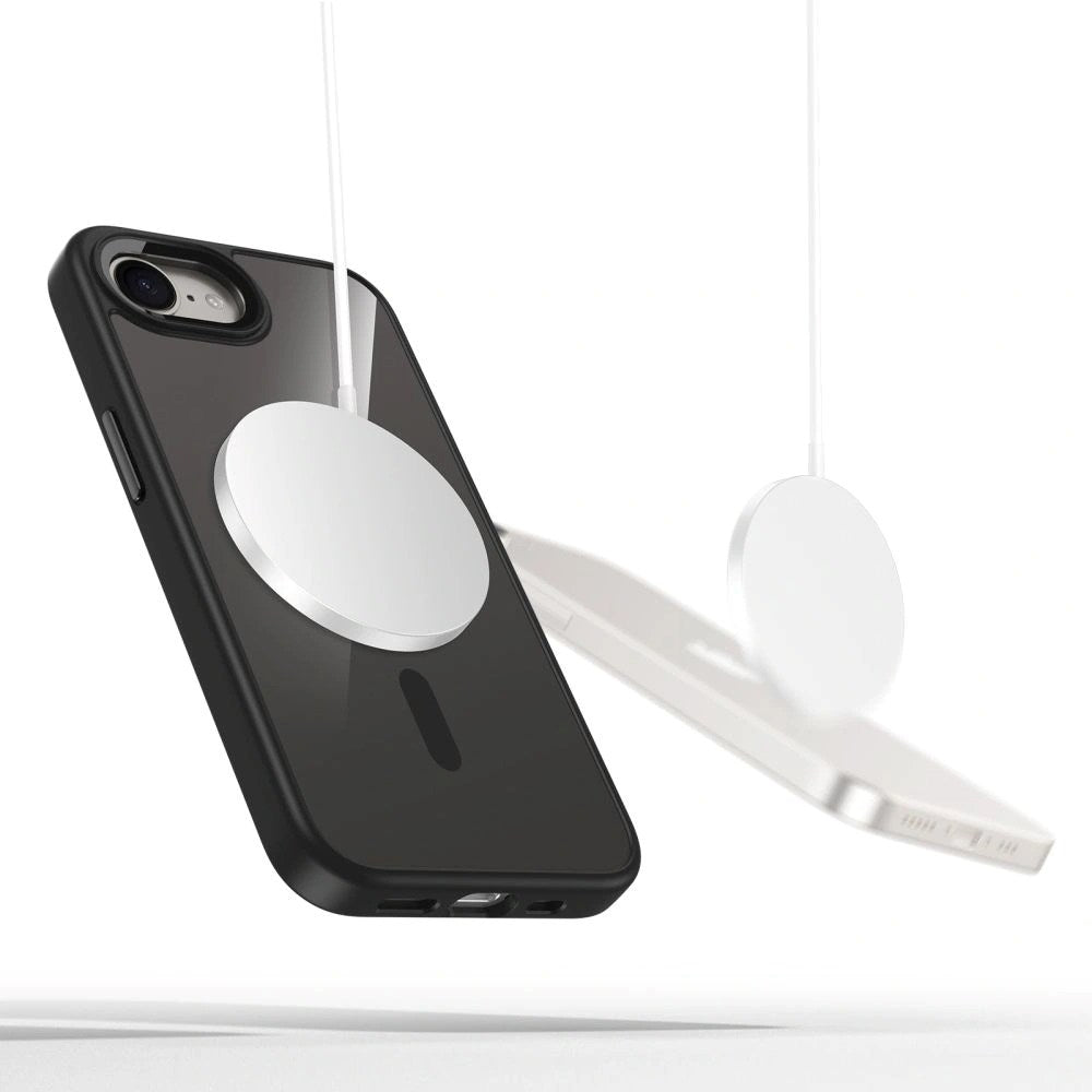 Nothing Phone (3a) Pro Tech-Protect Magmat Bagside Cover - MagSafe Kompatibel - Gennemsigtig / Sort