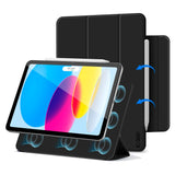 Tech-Protect iPad 11" (2025) / 10.9" (2024 / 2022) SmartCase Magnetisk Flip Cover - Sort