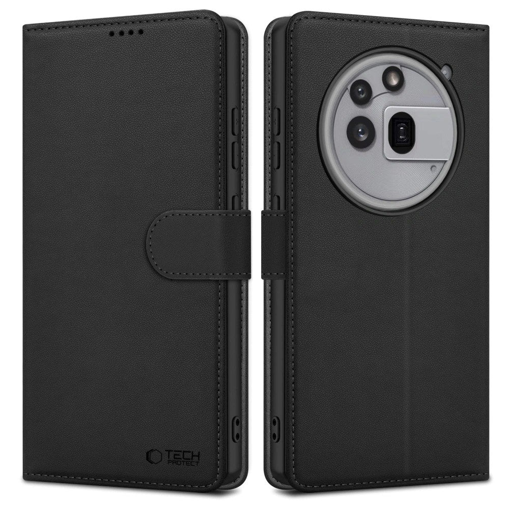 Nothing Phone (3a) Pro Tech-Protect Wallet Cover m. Pung - Sort