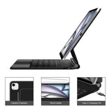 iPad Air 13" (2026 / 2025 / 2024) / Pro 12.9" (2022 / 2021 / 2020) Tech-Protect Keyboardcover  - Engelsk Tastatur - Sort - (DEMO)