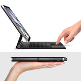 iPad Air 13" (2026 / 2025 / 2024) / Pro 12.9" (2022 / 2021 / 2020) Tech-Protect Keyboardcover  - Engelsk Tastatur - Sort - (DEMO)