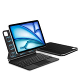 iPad Air 11" (2026 / 2025 / 2024) / Air (2022 / 2020) Tech-Protect Keyboardcover  - Engelsk Tastatur - Sort