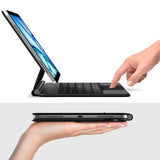 iPad Air 11" (2026 / 2025 / 2024) / Air (2022 / 2020) Tech-Protect Keyboardcover  - Engelsk Tastatur - Sort