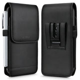 Tech-Protect Universal Kunstlæder Etui - Mål (16.5 x 9.1 x 2.4 cm) - Sort