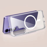 Tech-Protect - Samsung Galaxy S25 Edge - Flexair Hybrid Cover - MagSafe Kompatibel - Gennemsigtig