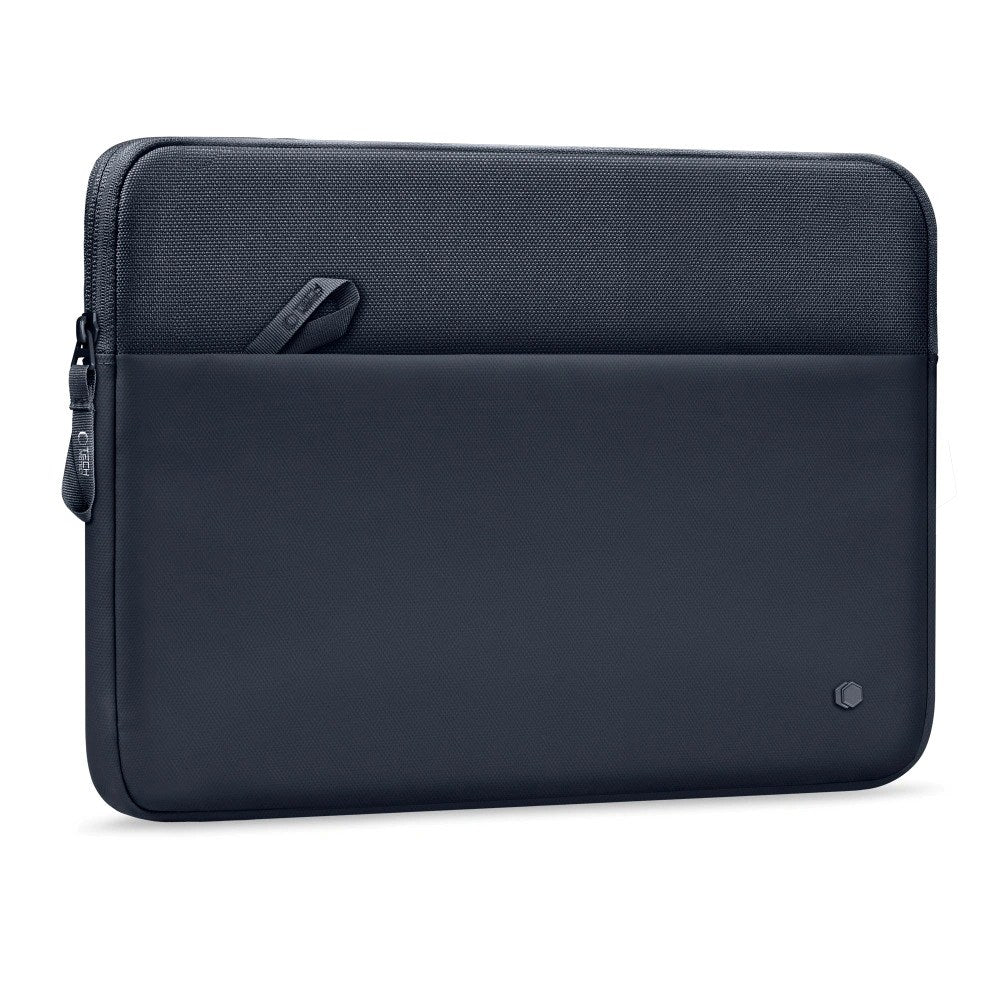 Tech-Protect MacBook / Laptop 13-14" Beskyttende Sleeve med Lomme - Foret Inderside - Mørkeblå