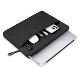 Tech-Protect MacBook / Laptop 13-14" Beskyttende Sleeve med Lomme - Foret Inderside - Sort