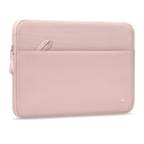Tech-Protect MacBook / Laptop 13-14" Beskyttende Sleeve med Lomme - Foret Inderside - Lyserød