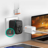 Tech-Protect - Rejseadapter - EU / UK / US / AU - Sort
