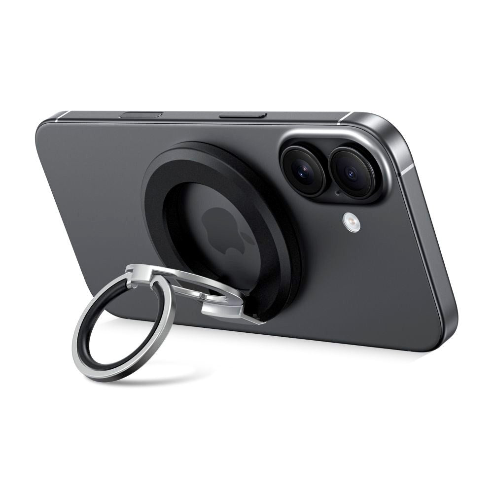 Tech-Protect Magnetisk Finger Ring - Mobil - MagSafe Kompatibel - Sort