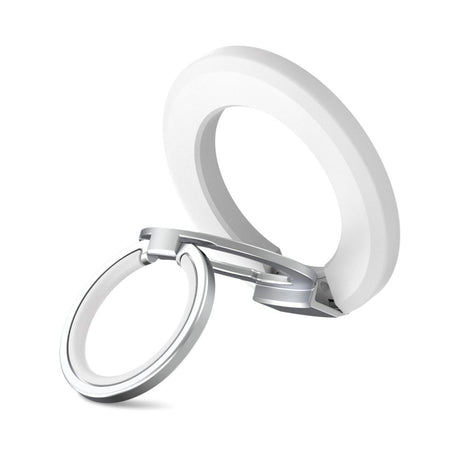 Tech-Protect Magnetisk Finger Ring - Mobil - MagSafe Kompatibel - Hvid