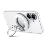 Tech-Protect Magnetisk Finger Ring - Mobil - MagSafe Kompatibel - Hvid