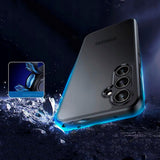 Tech-Protect MagMat Plastik Cover - Motorola Moto G55 - Gennemsigtig / Sort