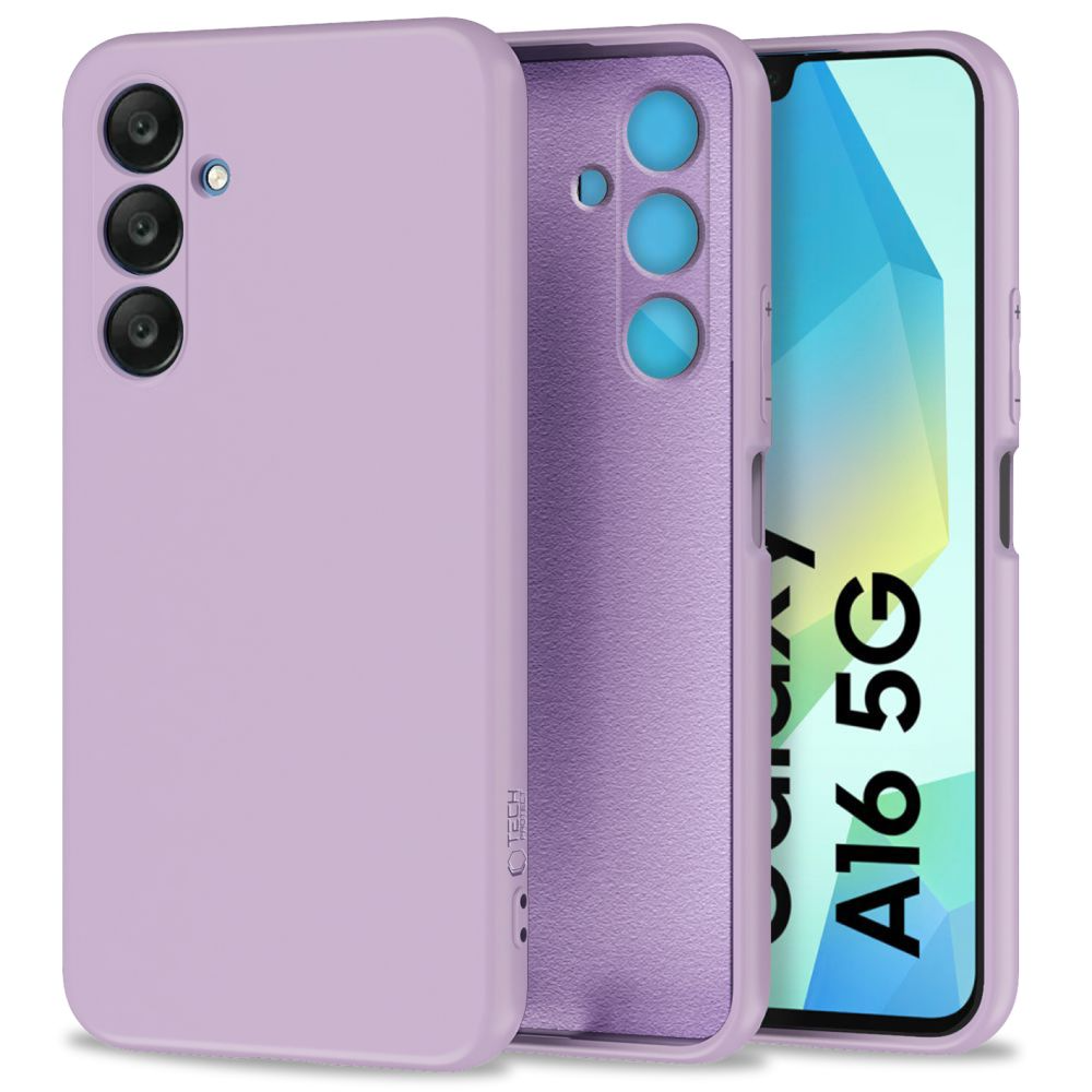 Samsung Galaxy A16 (4G/5G) - Tech-Protect Icon - Silikone Cover - Lilla