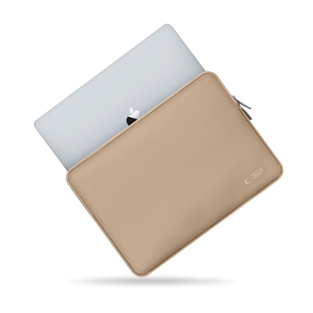 Tech-Protect Neoslim MacBook/Laptop 15-16" Sleeve - Lille Taske - Beige