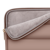 MacBook / Laptop 15-16" - Tech-Protect Puffy - Sleeve m. Lille Taske - Brun