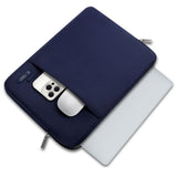 Tech-Protect Sleevy MacBook/Laptop 13-14" Sleeve- Lomme - Blå