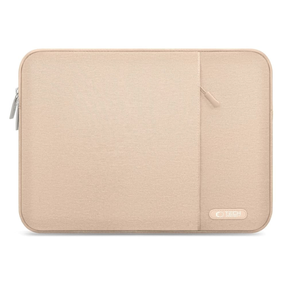 Tech-Protect Sleevy MacBook/Laptop 13-14" Sleeve- Lomme - Beige