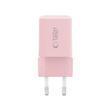 Tech-Protect 33W Vægoplader - 1x USB-A / 1x USB-C - Lyserød