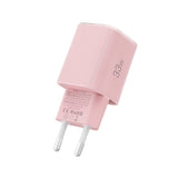 Tech-Protect 33W Vægoplader - 1x USB-A / 1x USB-C - Lyserød
