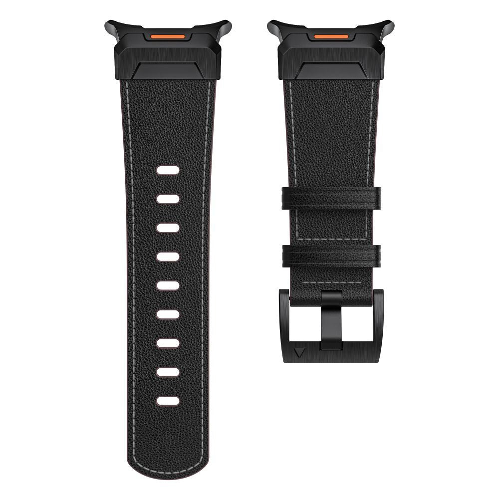 Samsung Galaxy Watch Ultra 2 / Ultra (47mm) Tech-Protect Delta Pro Kunstlæder Rem - Sort