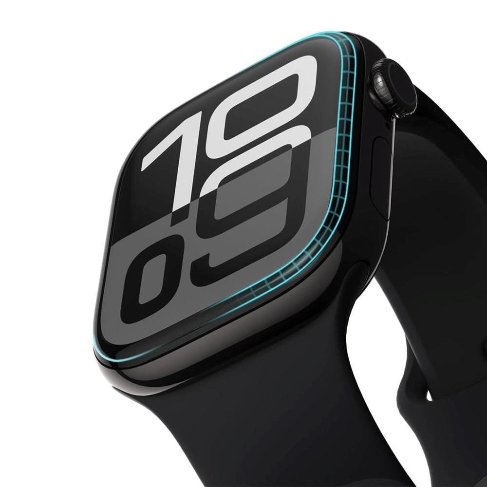 HOFI Apple Watch 11 / 10 (46mm) Hybrid Pro+ (Plus) Beskyttelsesglas - 2 stk. - Sort Kant