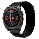 Universal Garmin 26mm QuickFit Tech-Protect Nylon Pro Rem - Sort