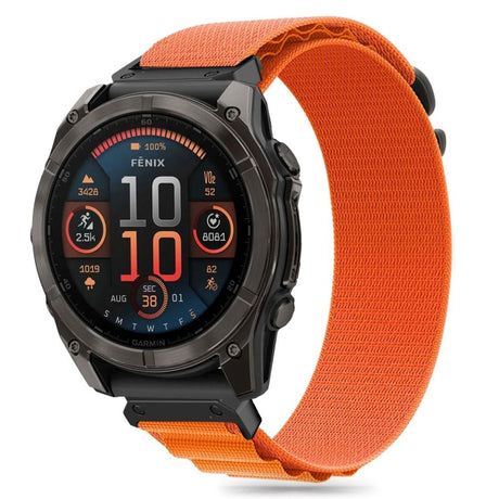 Universal Garmin 26mm QuickFit Tech-Protect Nylon Pro Rem - Orange