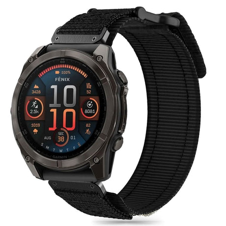 Universal Garmin 22mm QuickFit Tech-Protect  Scout Pro Rem i Stof - Sort