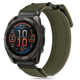 Universal Garmin 22mm QuickFit Tech-Protect  Scout Pro Rem i Stof - Grøn