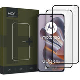 Motorola Edge 50 Neo Hofi Glass Pro+ Beskyttelsesglas - 2 Stk. - Case Friendly - Sort Kant