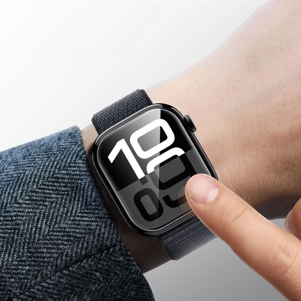 Tech-Protect Beskyttelsesglas til Apple Watch 11 / 10 (46mm) - Gennemsigtig