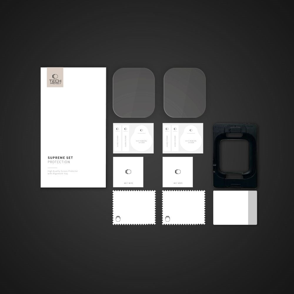 Tech-Protect Apple Watch 11 / 10 (42mm) Skærmbeskyttelse - Gennemsigtig