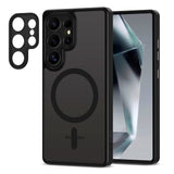 Tech-Protect MagCam Cover - Samsung Galaxy S25 Ultra - MagSafe Kompatibel - Mat Sort