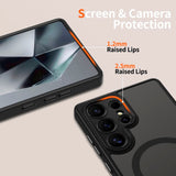 Tech-Protect MagCam Cover - Samsung Galaxy S25 Ultra - MagSafe Kompatibel - Mat Sort