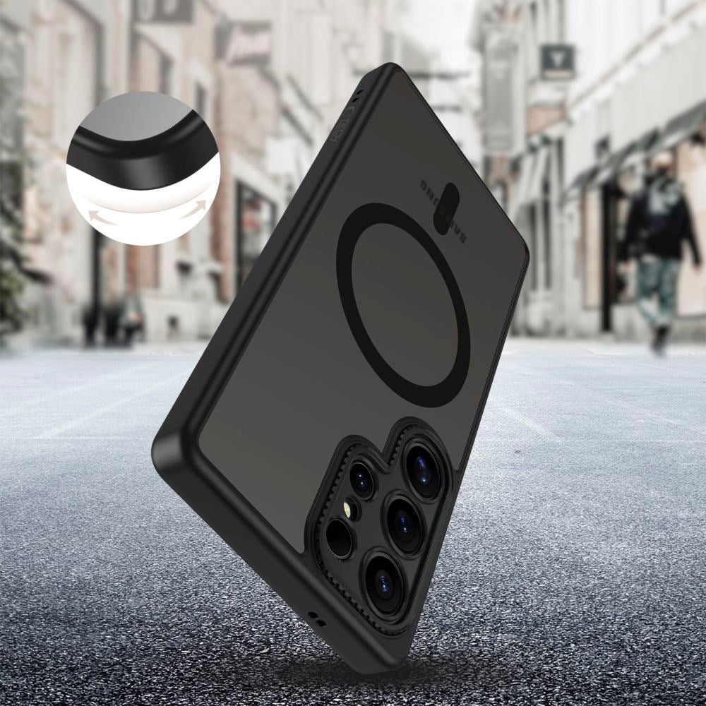 Tech-Protect MagCam Cover - Samsung Galaxy S25 Ultra - MagSafe Kompatibel - Mat Sort