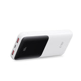 Tech-Protect Powerbank 10000mAh – Hurtig opladning med 22.5W - Hvid