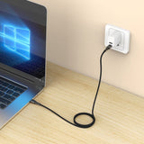 Tech-Protect Ultraboost 60W USB-C til USB-C Kabel - PD - 25 cm - Sort / Mørkegrå