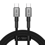 Tech-Protect Ultraboost 100W USB-C til USB-C Kabel - PD - 2m - Sort / Mørkegrå