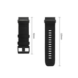 Universal Garmin Rem 22mm QuickFit Tech-Protect Classic Nylon Urrem - Sort