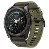 Universal Garmin Rem 26mm QuickFit Tech-Protect Classic Nylon Urrem - Grøn
