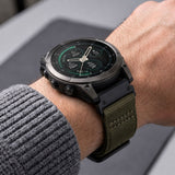 Universal Garmin Rem 26mm QuickFit Tech-Protect Classic Nylon Urrem - Grøn