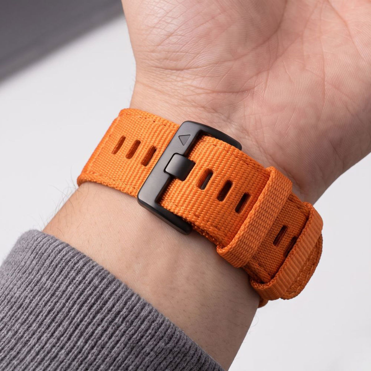 Universal Garmin Rem 26mm QuickFit Tech-Protect Classic Nylon Urrem - Orange